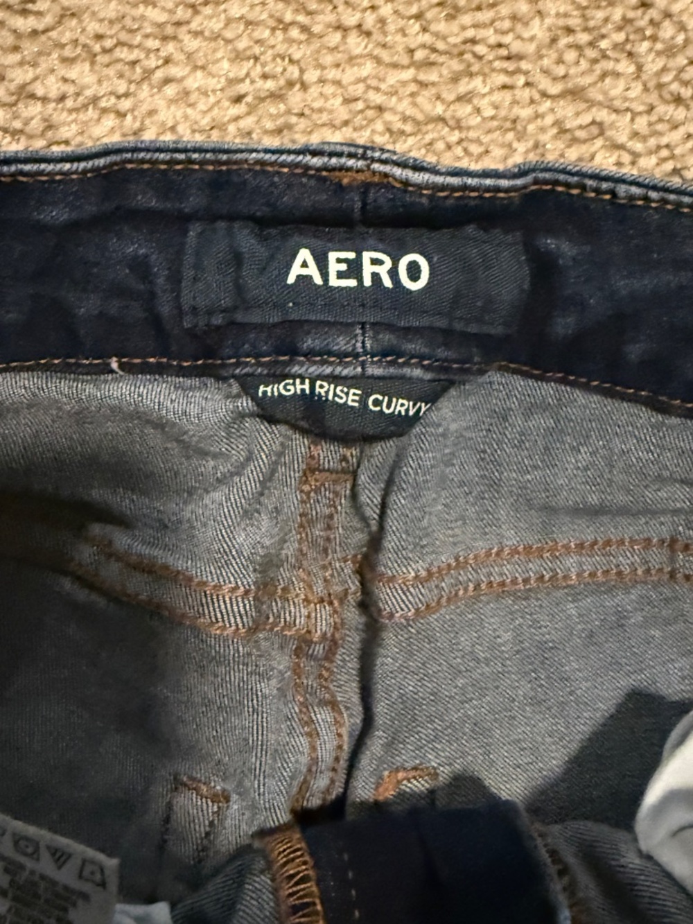 Aeropostale (AERO) Women's Dark Wash Skinny Jeans, size 6 - Picture 5 of 9